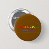 Badge Rond 5 Cm Rainbow Priscilla Rock Frock (Devant & derrière)