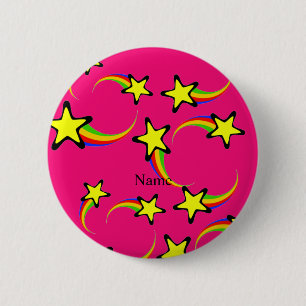 Badge Rond 5 Cm Rainbow Shooting Stars Thunder_Cove