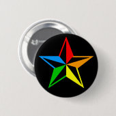 Badge Rond 5 Cm rainbowSTARZ. (Devant & derrière)