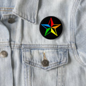 Badge Rond 5 Cm rainbowSTARZ. (En situation)
