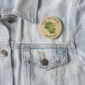 Badge Rond 5 Cm Raisins blancs (En situation)