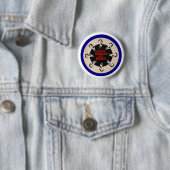 Badge Rond 5 Cm Raison de regain avec Rubio (En situation)