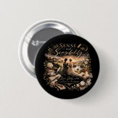 Badge Rond 5 Cm Raison et Sentiments (Devant & derrière)