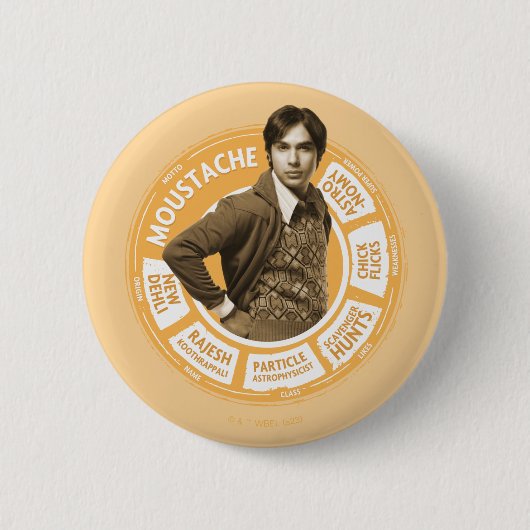 Badge Rond 5 Cm Rajesh Info Graphic (Devant)