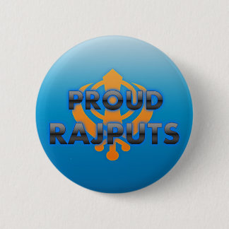 Badge Rond 5 Cm Rajputs fier, fierté de Rajputs