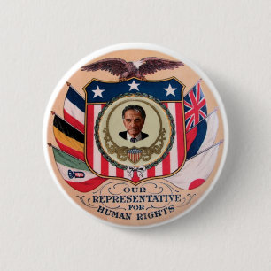 Badge Rond 5 Cm Ralph Nader