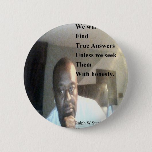 Badge Rond 5 Cm Ralph Wisden Staples (Devant)