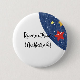 Badge Rond 5 Cm Ramadhan Moubarak Au Monde