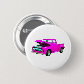 Badge Rond 5 Cm ramassage rose (Devant & derrière)