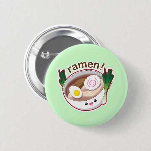 Badge Rond 5 Cm Ramen ! (Devant & derrière)