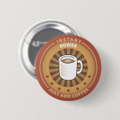 Badge Rond 5 Cm Rameur instantané (Devant & derrière)