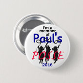 Badge Rond 5 Cm Rand Paul 2016 (Devant & derrière)