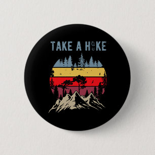 Badge Rond 5 Cm Randonnée Nature Randonnée Randonneur Extérieur Dr
