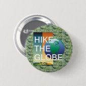 Badge Rond 5 Cm Randonnée SUPÉRIEUR le globe (Devant & derrière)