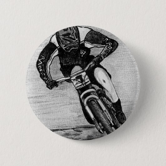 Badge Rond 5 Cm Randonnée VTT (Devant)