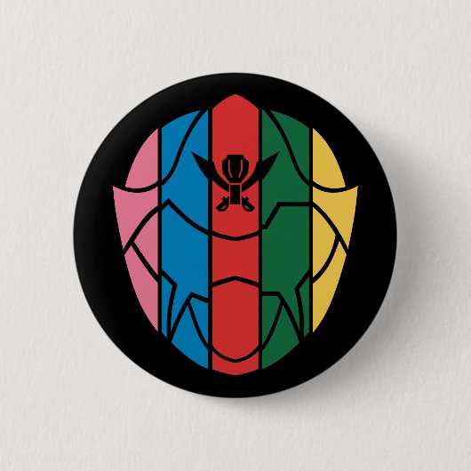 BADGE ROND 5 CM RANGERS DE PUISSANCE (Devant)