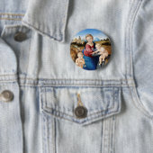 Badge Rond 5 Cm Raphael Raffaello Madonna et bébé Saint (En situation)