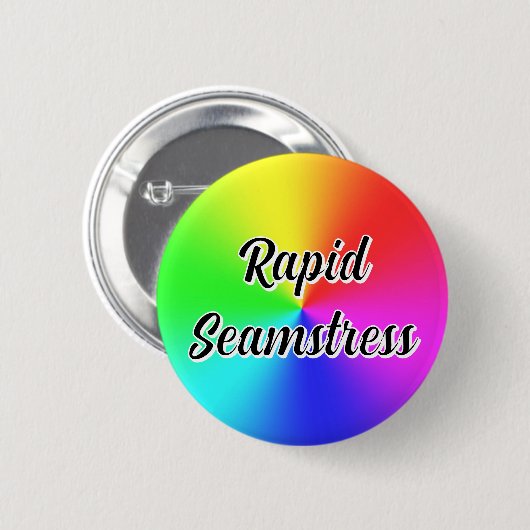 Badge Rond 5 Cm Rapid Seamstress ( code secret ) (Devant & derrière)