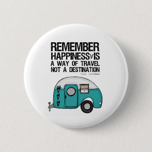 Badge Rond 5 Cm rappelez-vous le bonheur