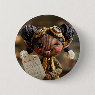 Badge Rond 5 Cm Rapport de l'Elfe Officiel