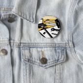 Badge Rond 5 Cm rapporteur architectural à l'architecte de (En situation)