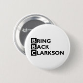 Badge Rond 5 Cm Rapportez le bouton de Clarkson (Devant & derrière)