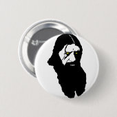 Badge Rond 5 Cm Rasputin--Noir (Devant & derrière)