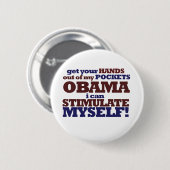 Badge Rond 5 Cm Rassemblement anti-Obama (Devant & derrière)