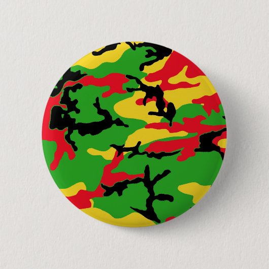 Badge Rond 5 Cm Rasta a coloré le camouflage (Devant)
