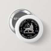 BADGE ROND 5 CM RASTAFARI (Devant & derrière)