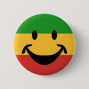 Badge Rond 5 Cm RASTAFARI FLAG COULEURS vos idées
