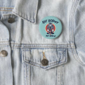 Badge Rond 5 Cm Rat Rodney (En situation)