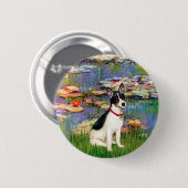Badge Rond 5 Cm Rat Terrier - Lys 2 (Devant & derrière)