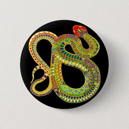 Badge Rond 5 Cm Ratteuse du désert du sud-ouest (Devant)