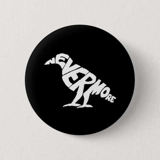 Badge Rond 5 Cm Raven (Devant)