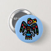 Badge Rond 5 Cm Raven (Devant & derrière)