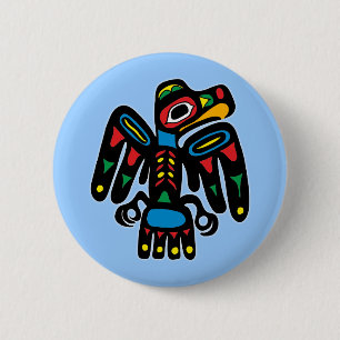 Badge Rond 5 Cm Raven