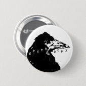 Badge Rond 5 Cm Raven d'Edgar Allan Poe (Devant & derrière)
