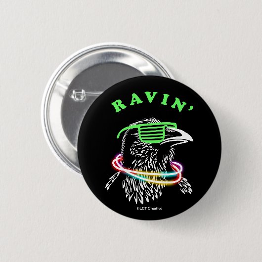 Badge Rond 5 Cm Ravin (Devant & derrière)