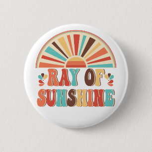 Badge Rond 5 Cm Ray of Sunshine