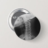 Badge Rond 5 Cm Rayé X 2 (Devant & derrière)