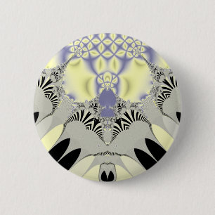 Badge Rond 5 Cm Rayons dorés