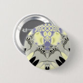 Badge Rond 5 Cm Rayons dorés (Devant & derrière)