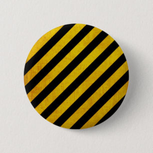 Badge Rond 5 Cm Rayure grunge de risque