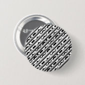 Badge Rond 5 Cm Rayures de moustache (Devant & derrière)