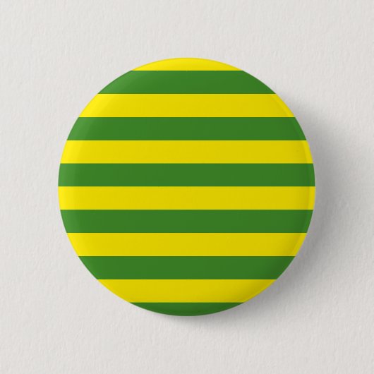 Badge Rond 5 Cm Rayures jaune et verte (Devant)