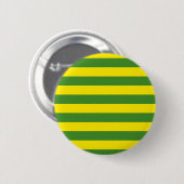 Badge Rond 5 Cm Rayures jaune et verte (Devant & derrière)