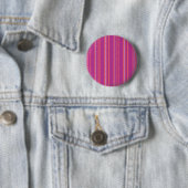 Badge Rond 5 Cm Rayures minces pourpres (En situation)