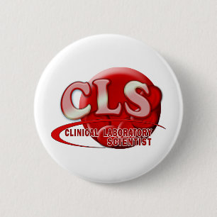 BADGE ROND 5 CM RBC CLINIQUE LABORATOIRE CLINIQUE SCIENTIFIQUE LOG