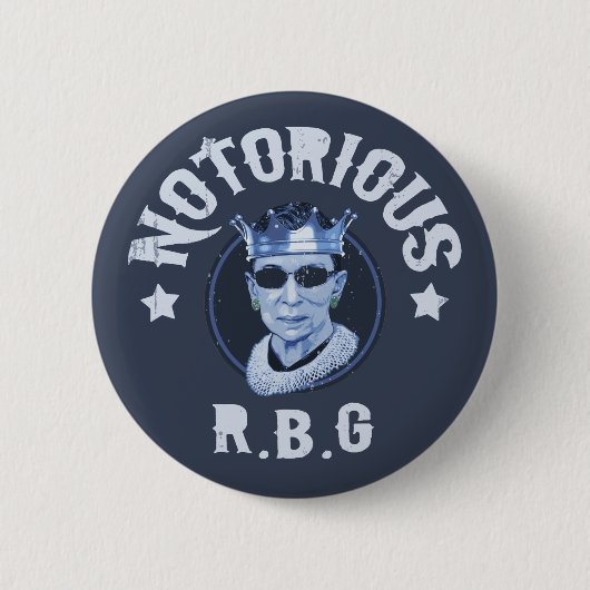 Badge Rond 5 Cm RBG notoire III (Devant)